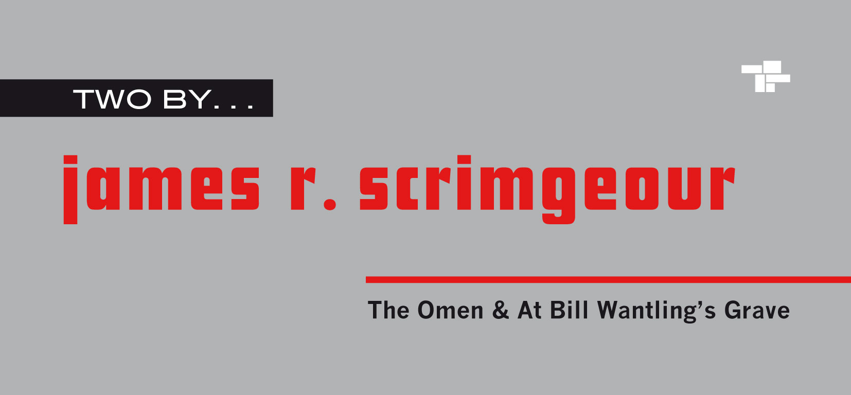 James R. Scrimgeour — Two by Scrimgeour — Tangerine Press